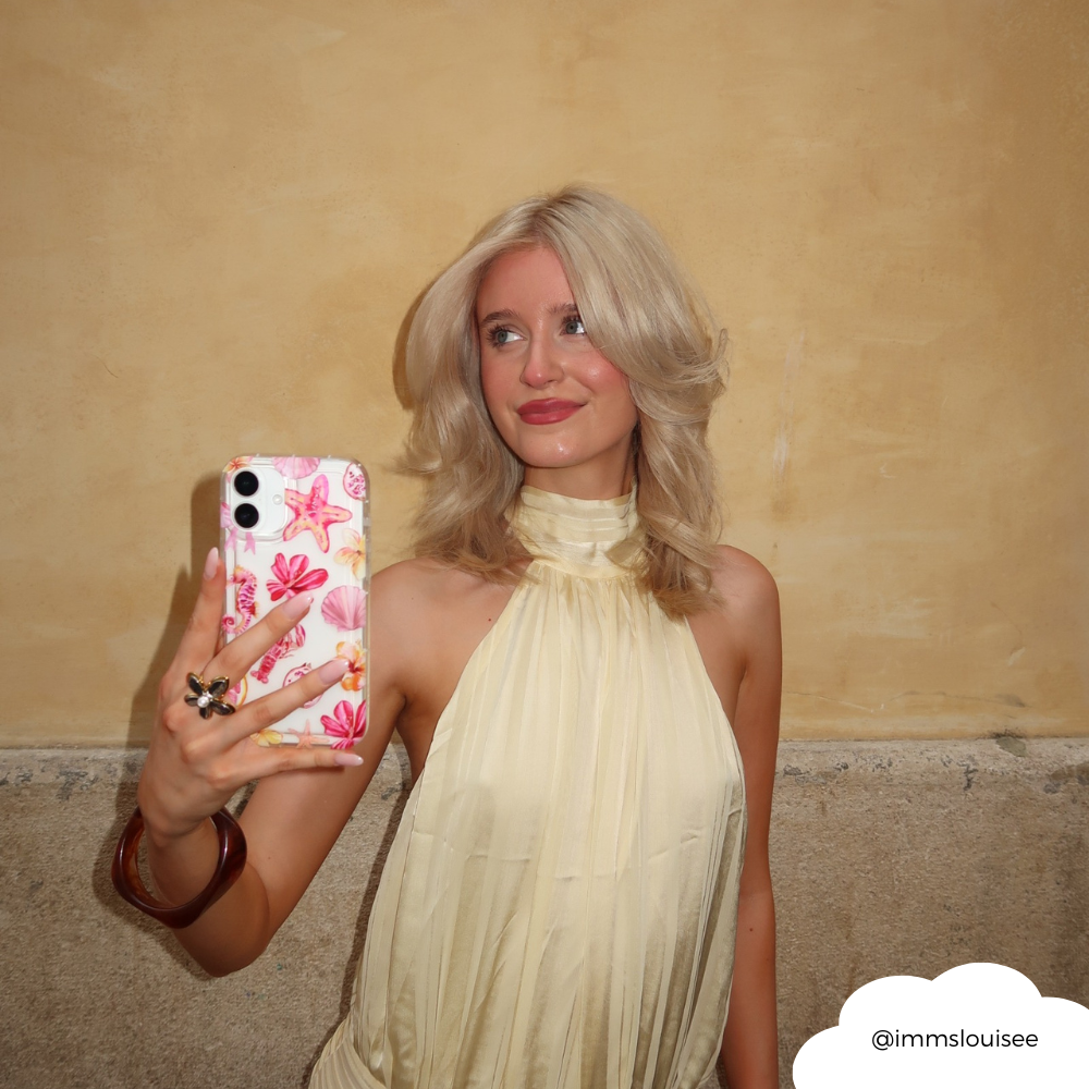 Şeffaf Telefon Kılıfı - Rosé Sahili