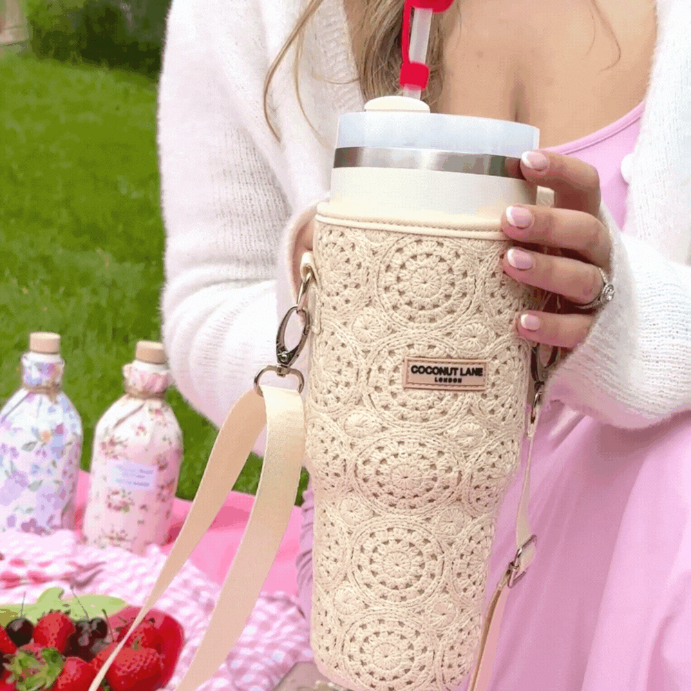 Tumbler Carry Case - Festival Crochet