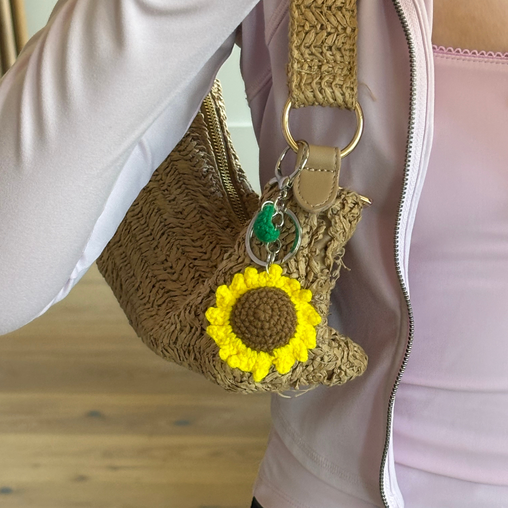 Sunflower Bag Charm