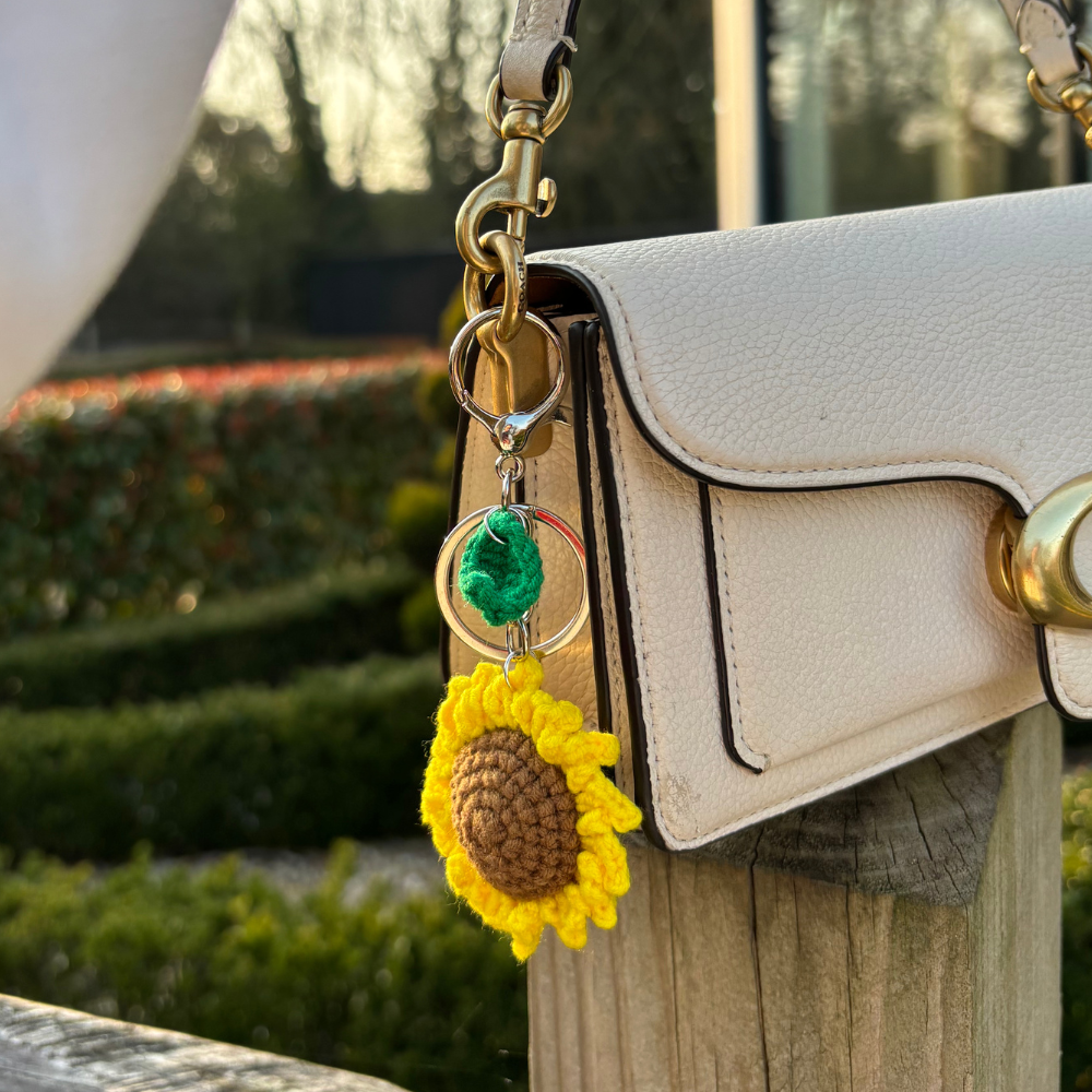 Sunflower Bag Charm