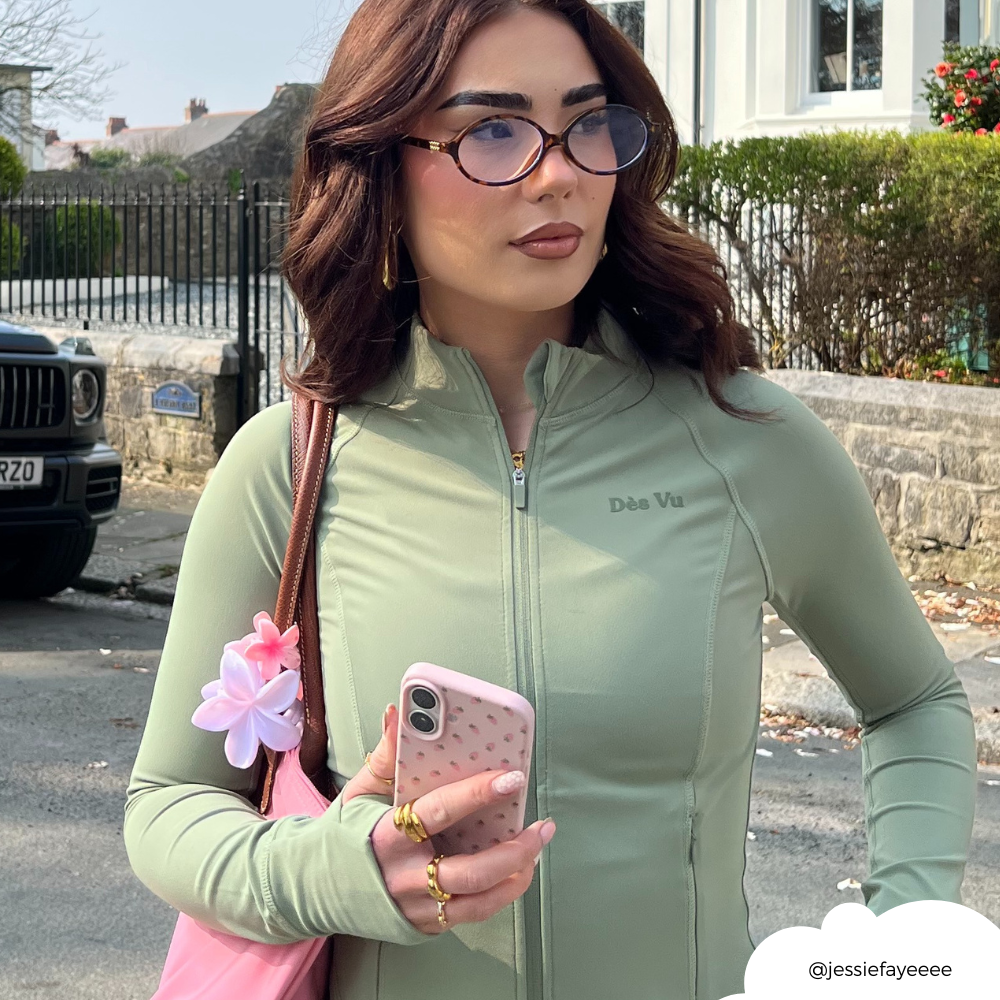 Mini Tropikal Çiçek Şekilli Klips - Pembe