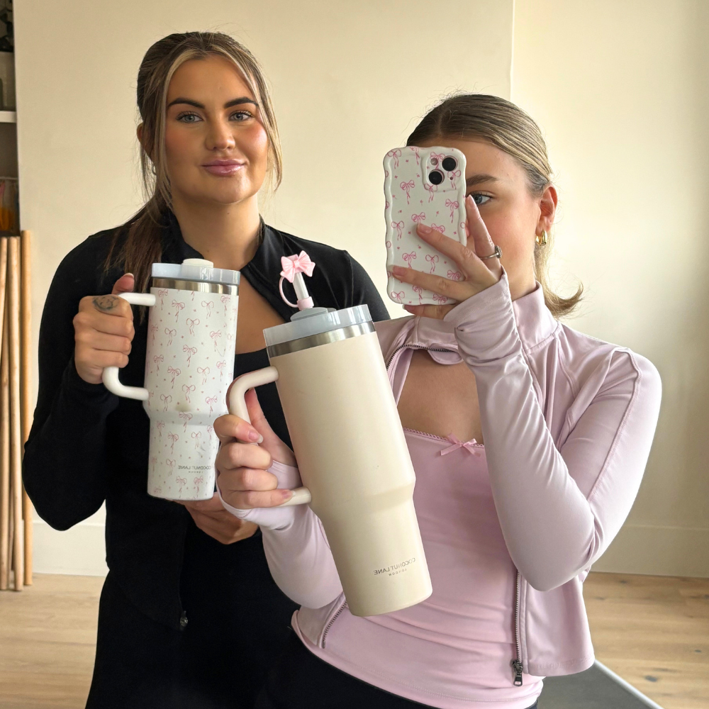 Stainless Steel Tumbler - Marshmallow Pink