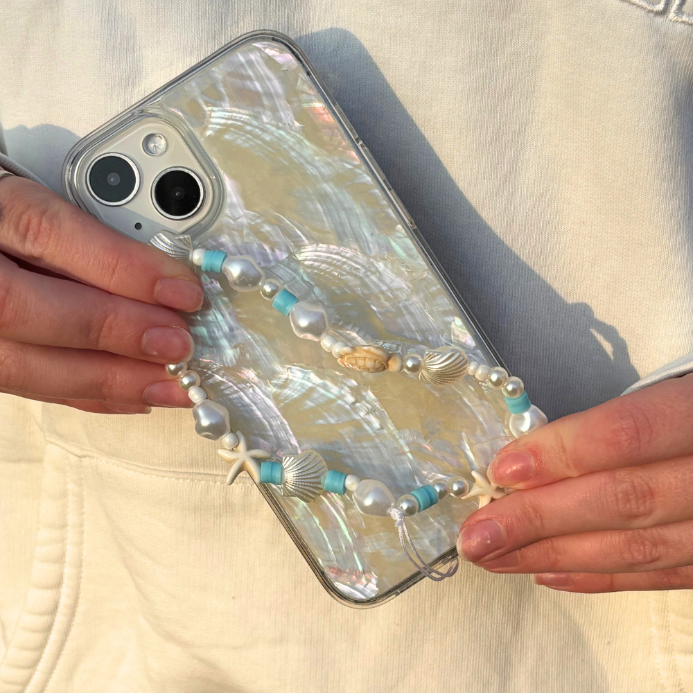 Boncuklu Telefon Askısı - Deniz Altı Dünyası