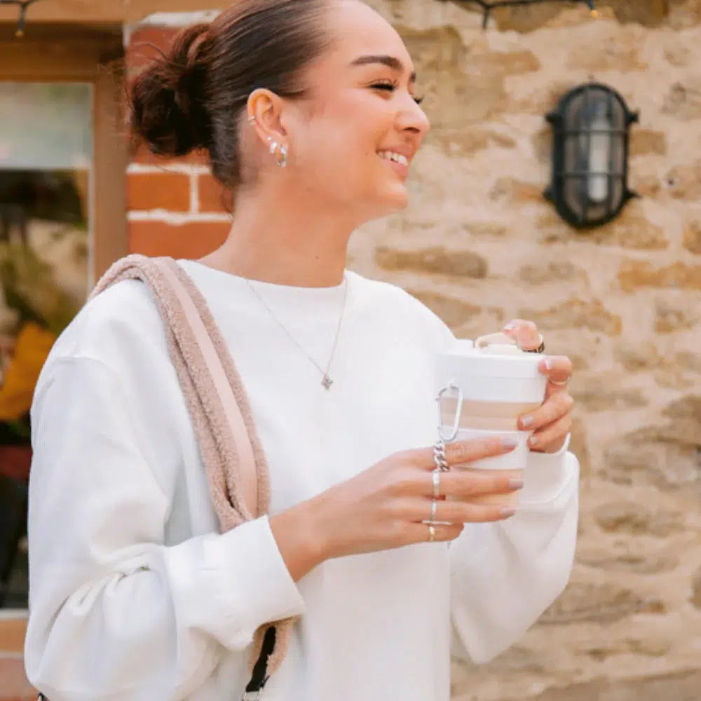 Cocopup Katlanabilir Kahve Bardağı - Nude