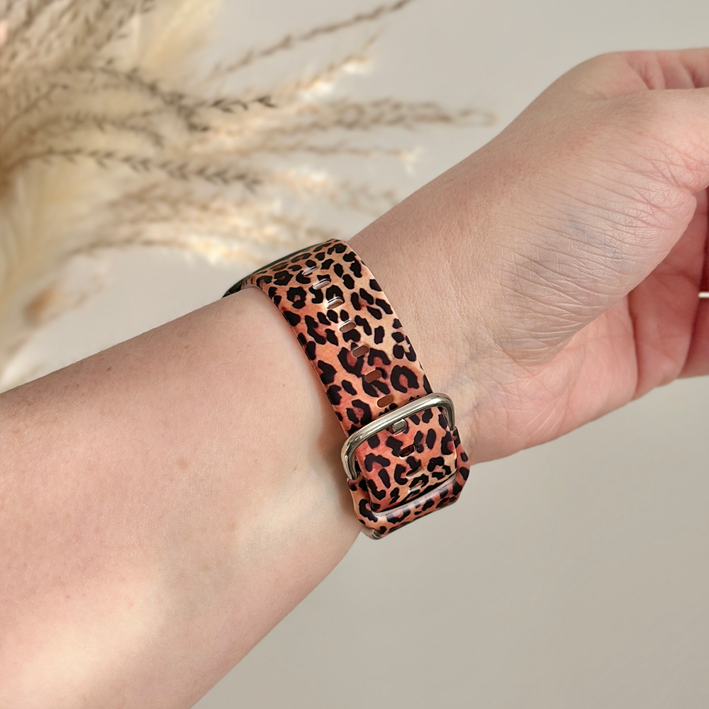 Fitbit Kayışı - Leopar Desenli