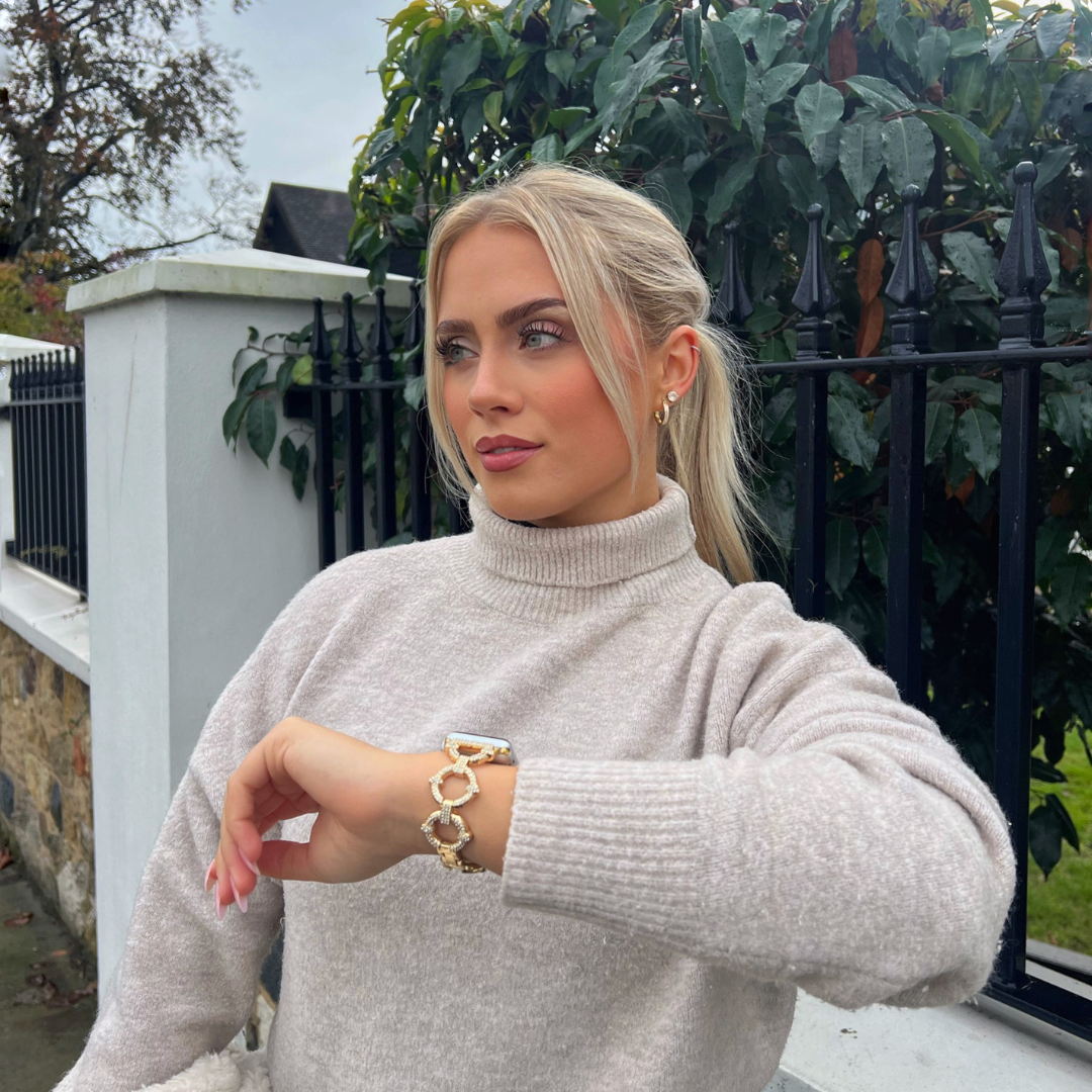 Elmaslı Bileklik Apple Watch Kayışı