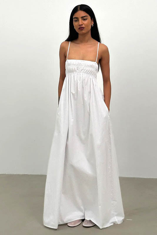 Summer Silhouette Backless Dress