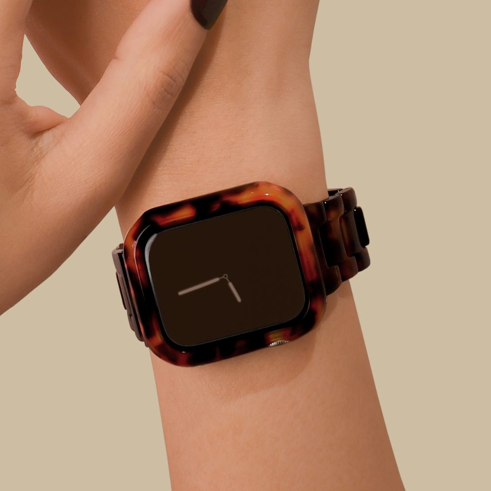 Apple Watch Kılıfı - Kaplumbağa Kabuğu Desenli