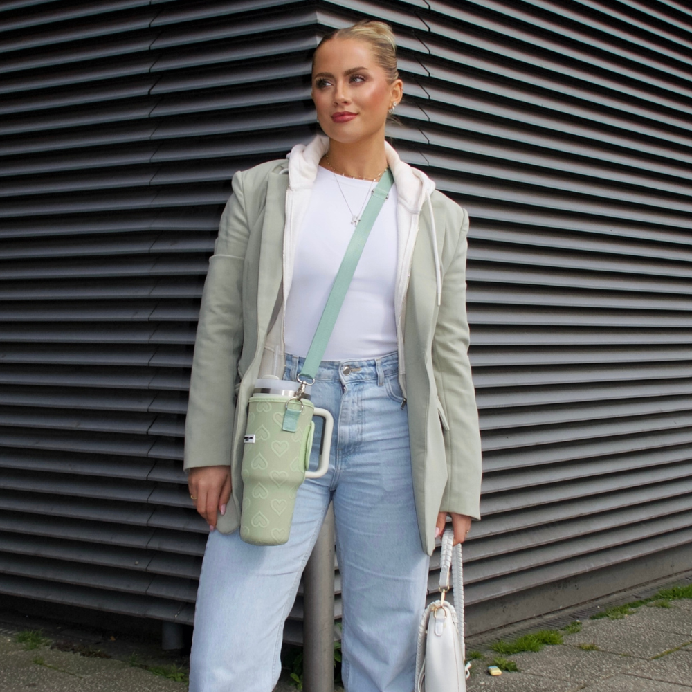 Tumbler Carry Case - Sage Heart