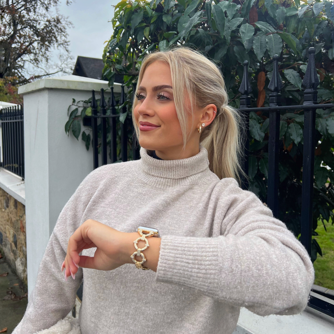 Elmaslı Bileklik Apple Watch Kayışı