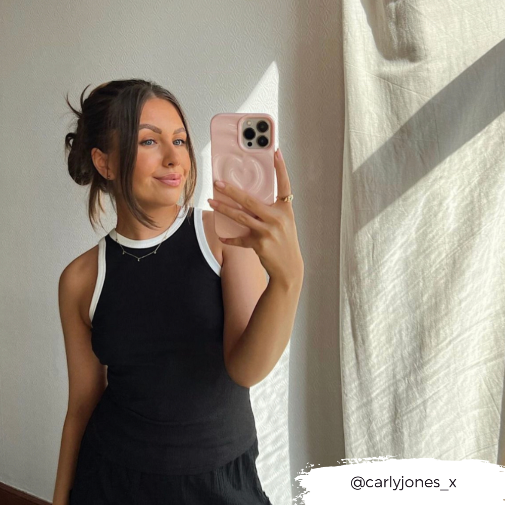 Melting Heart Phone Case - Peony Pink