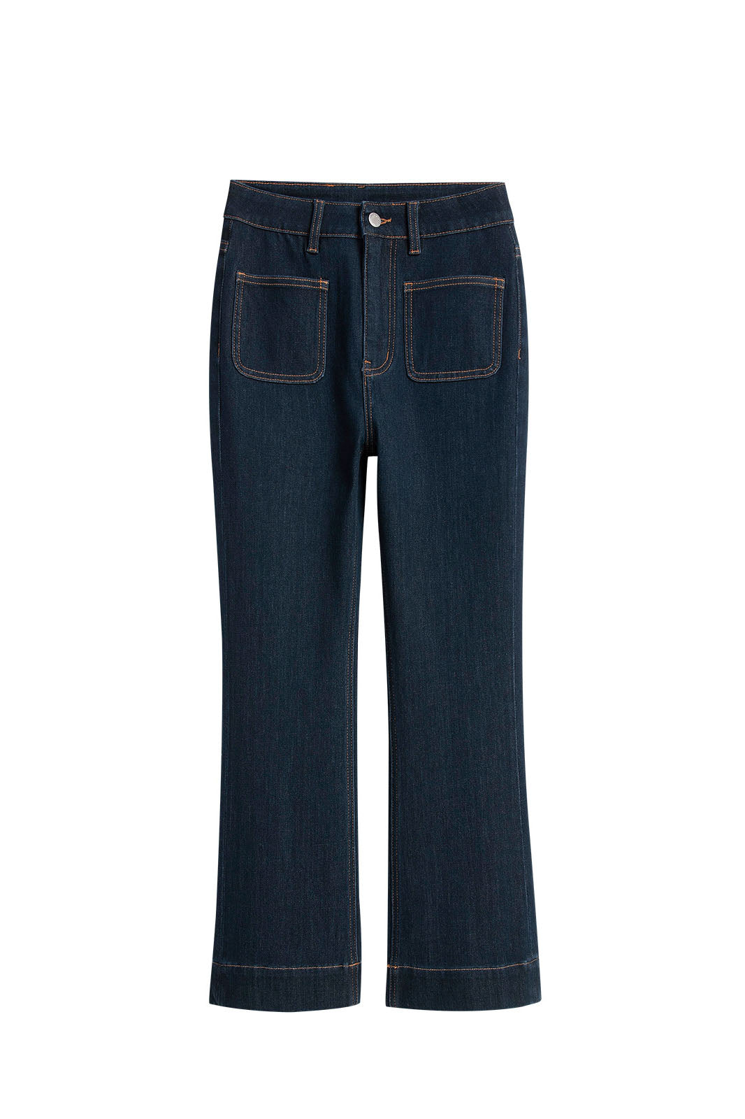 Petite Flare High-Waist Jeans