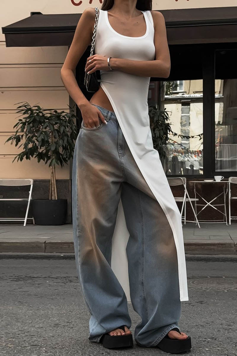 Urban Muse Slit Bodycon Dress