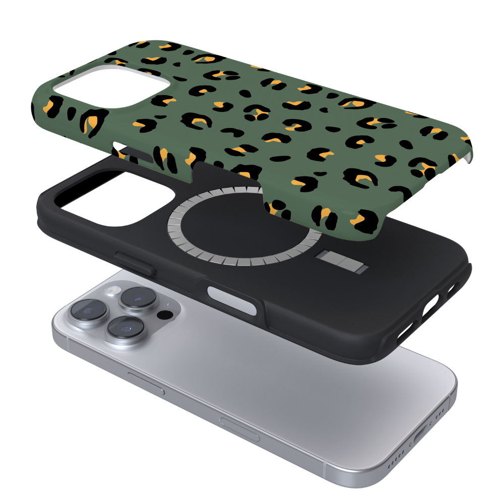Tough MagSafe® Phone Case - Khaki Leopard