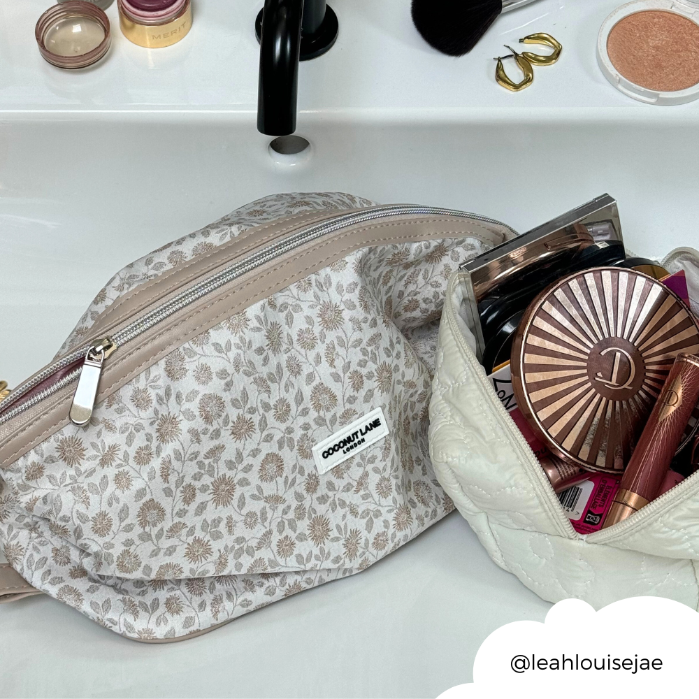 Genişletilebilir Makyaj Çantası - Bahçe Çayırı