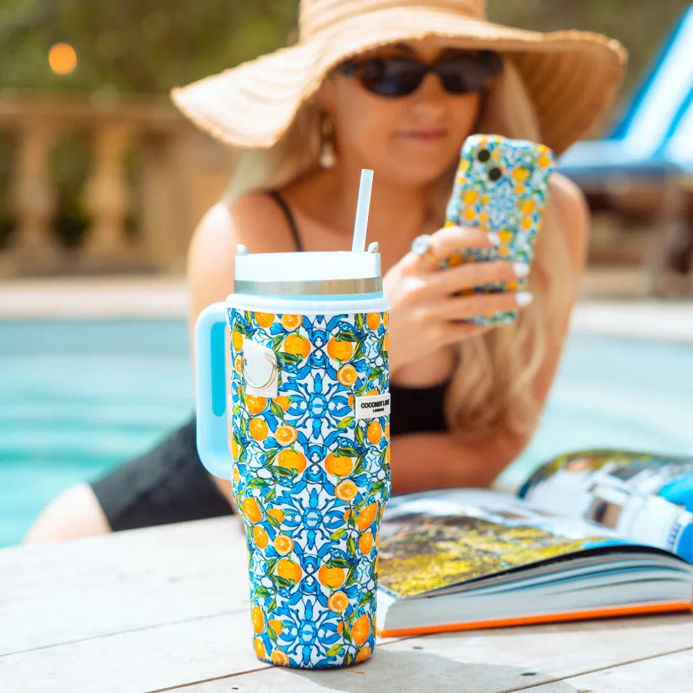 Tumbler Carry Case - Amalfi Lemon