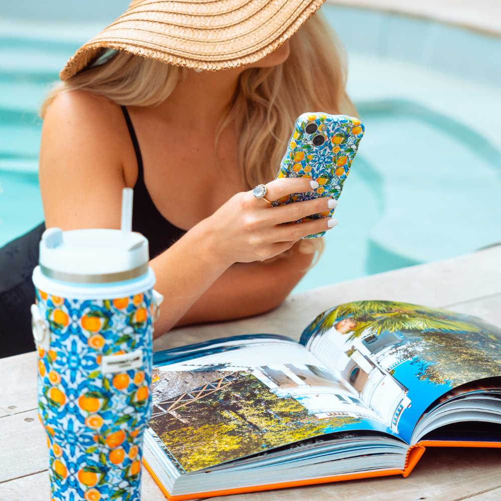 Dalgalı Telefon Kılıfı - Amalfi Limonu