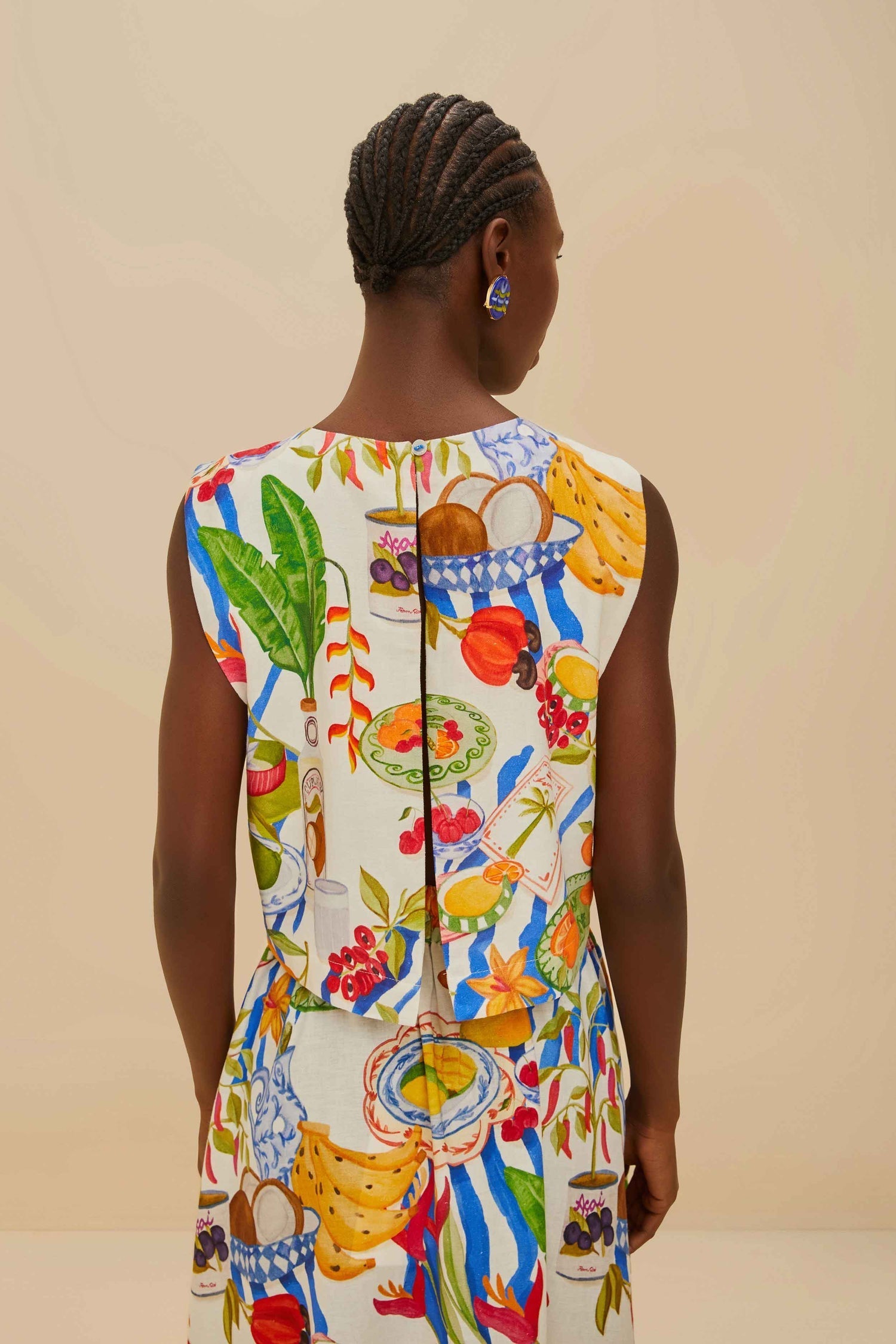 Holiday Joy Fruit Color Skirt Set