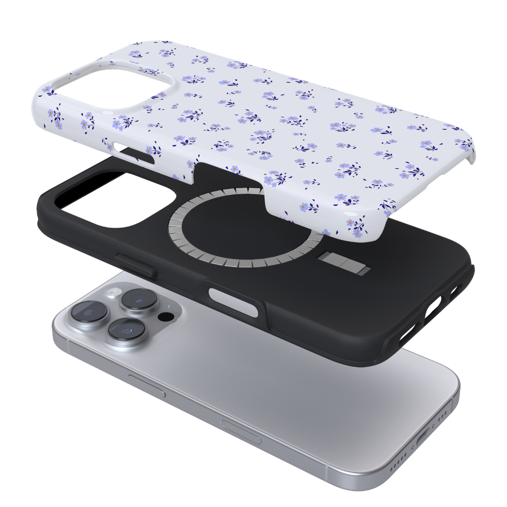 Tough MagSafe® Phone Case - Ditsy Floral Periwinkle