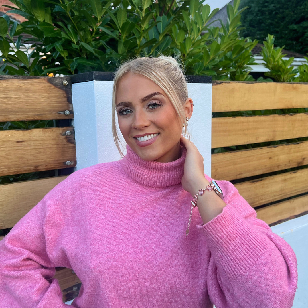 Zincir Bileklik Apple Watch Kayışı - Gül Altın