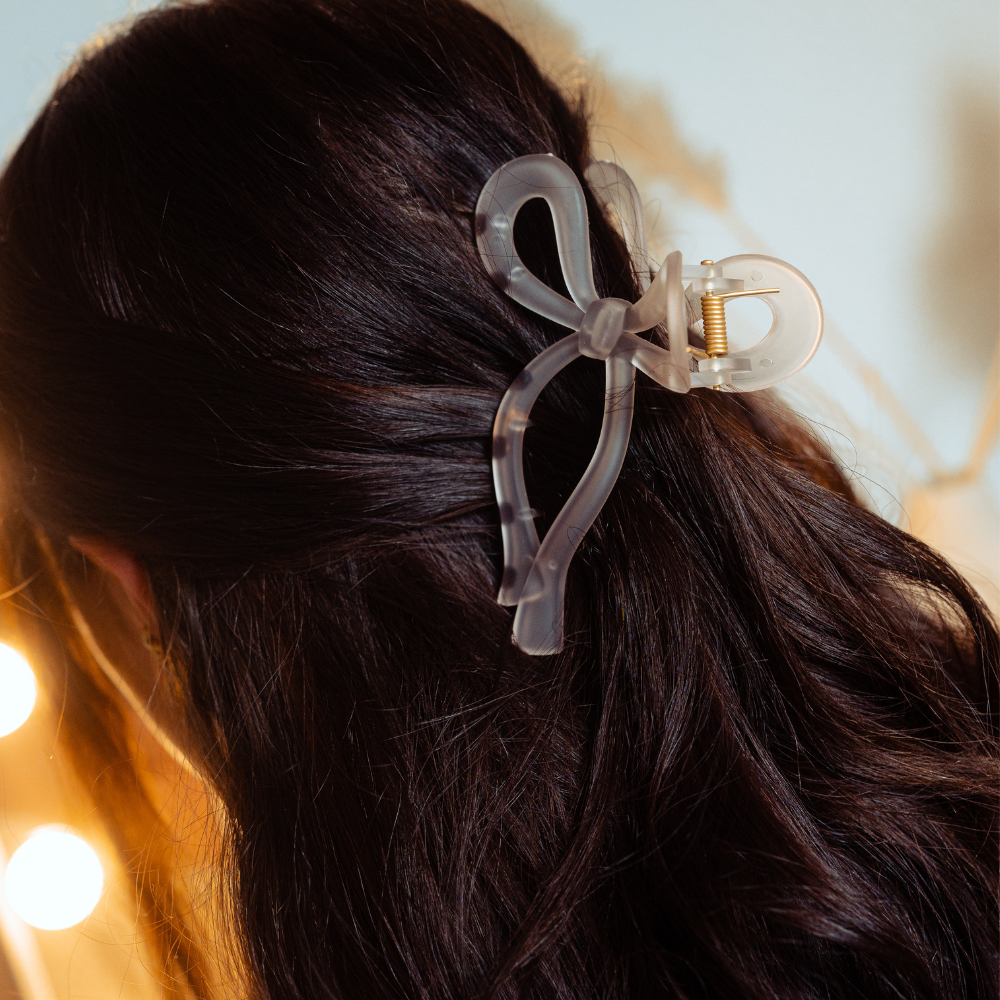 Sevimli Fiyonklu Klips - Pembe