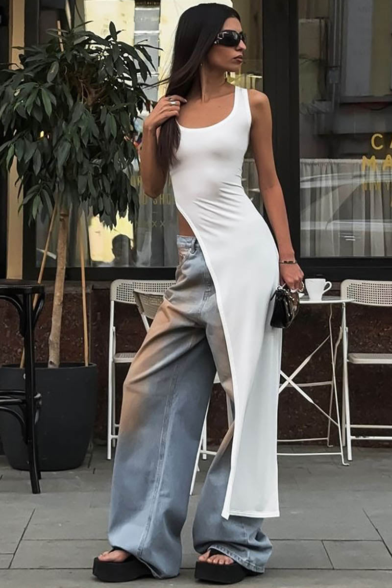 Urban Muse Slit Bodycon Dress