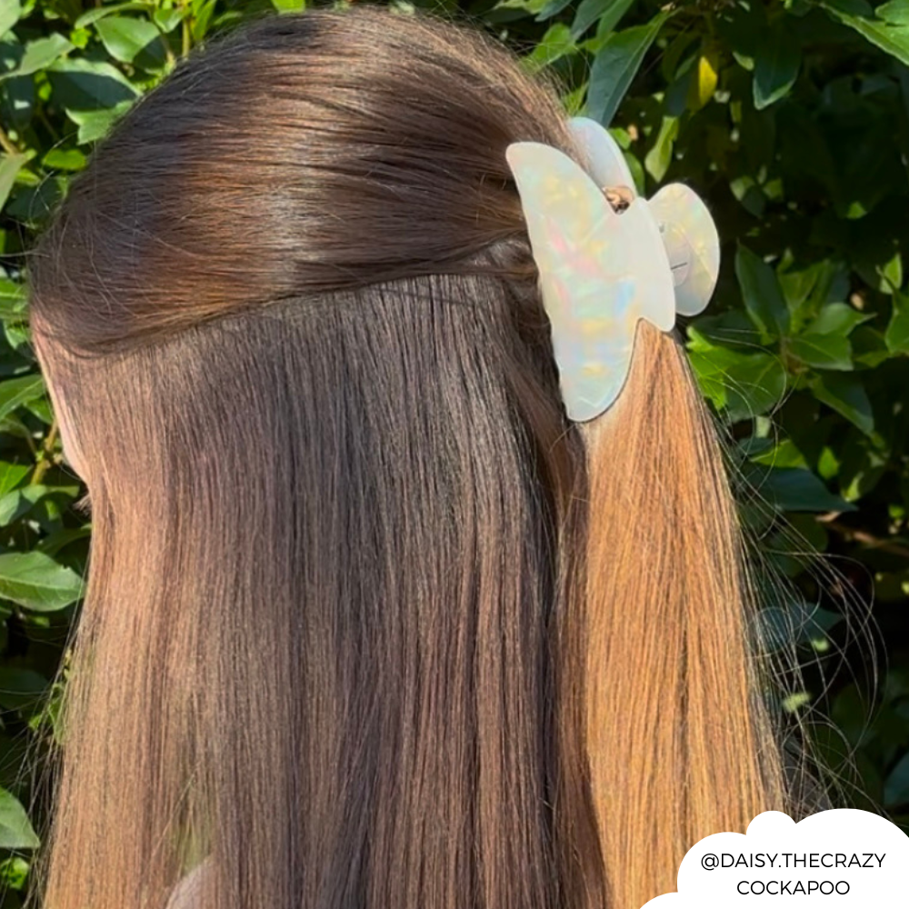 Yanardöner İnci Pençe Klipsi