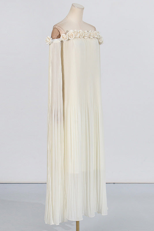 3D Flower Maxi Dress