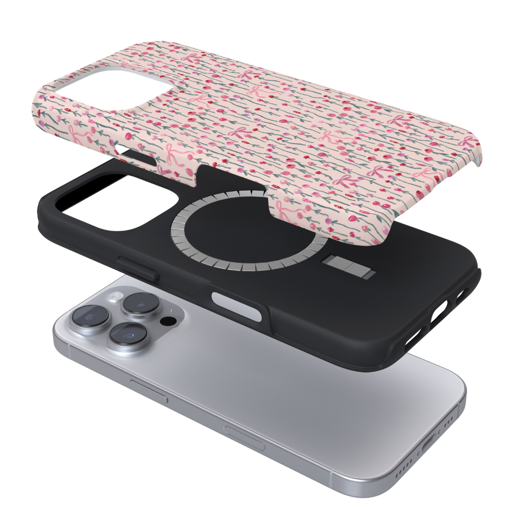 Tough MagSafe® Phone Case - Peony Bow