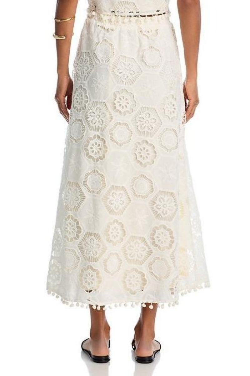 Square Crochet Tank Top & Maxi Skirt