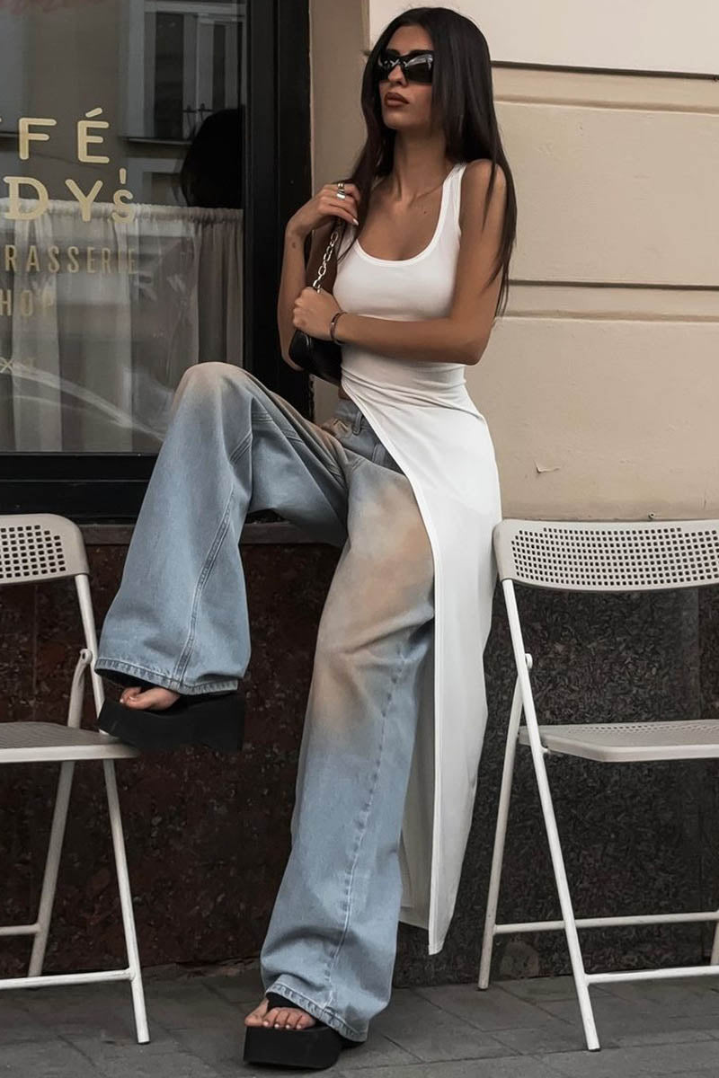 Urban Muse Slit Bodycon Dress