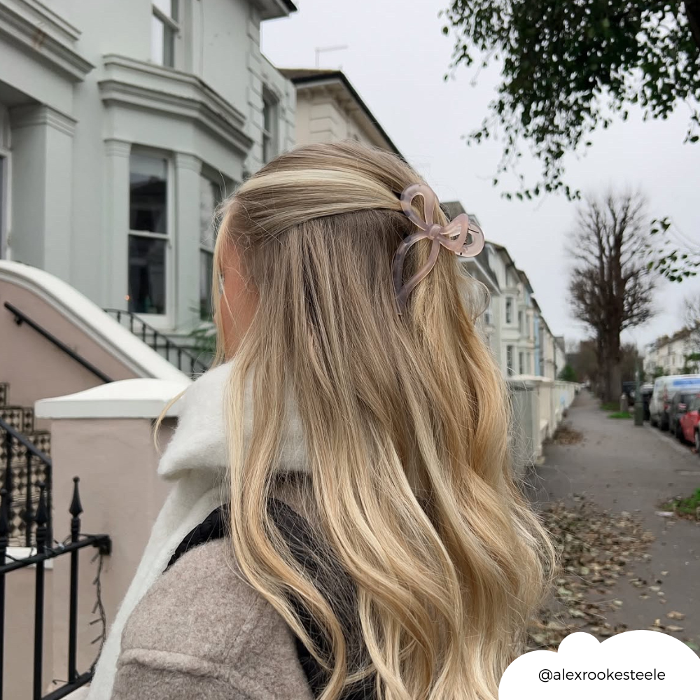 Sevimli Fiyonklu Klips - Pembe