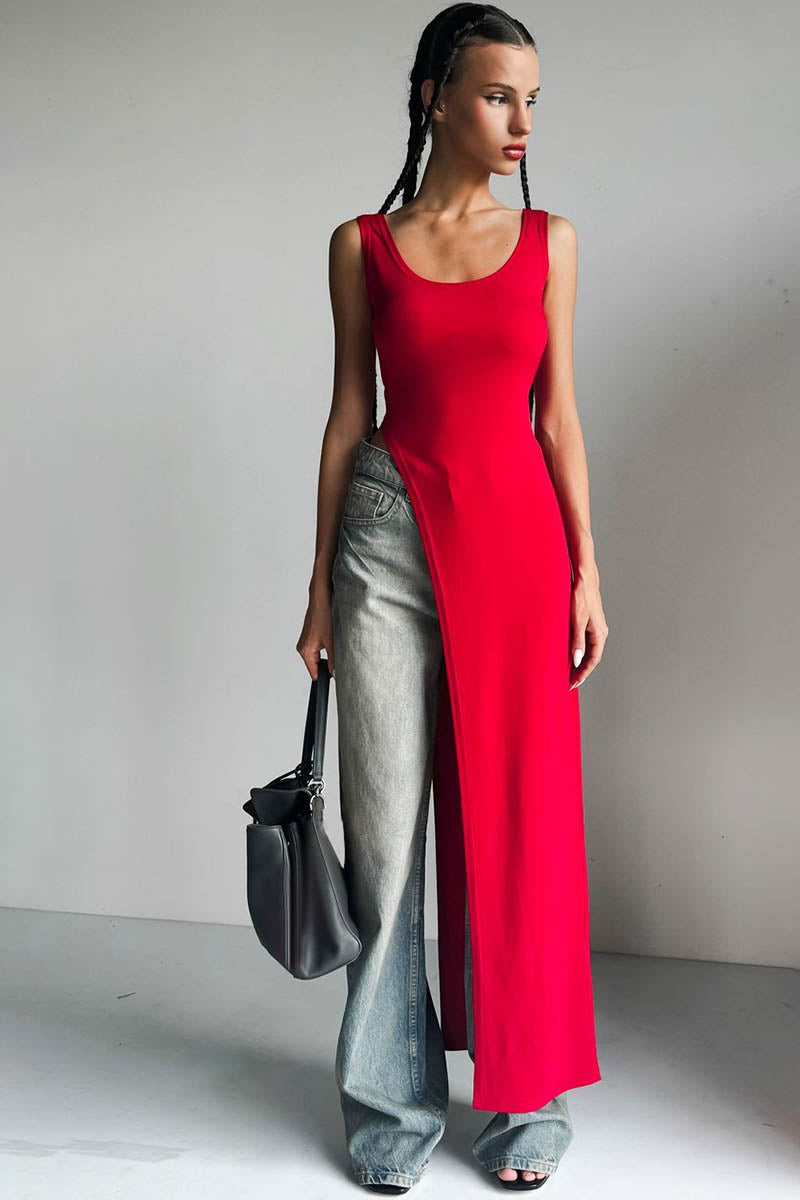 Urban Muse Slit Bodycon Dress