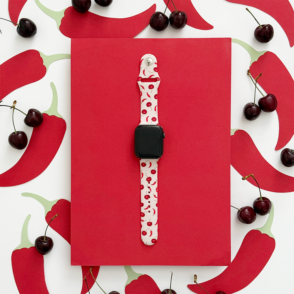 Kiraz Baharatı Apple Watch Kayışı