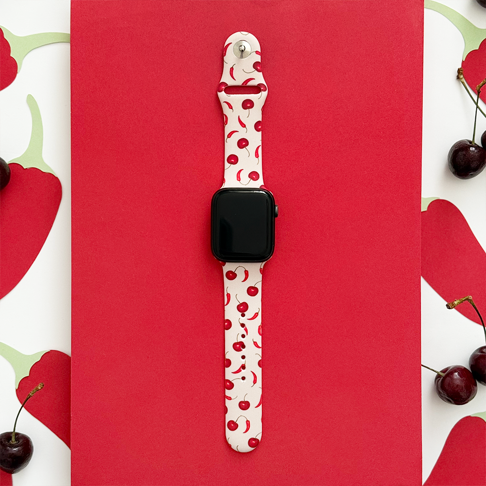 Kiraz Baharatı Apple Watch Kayışı