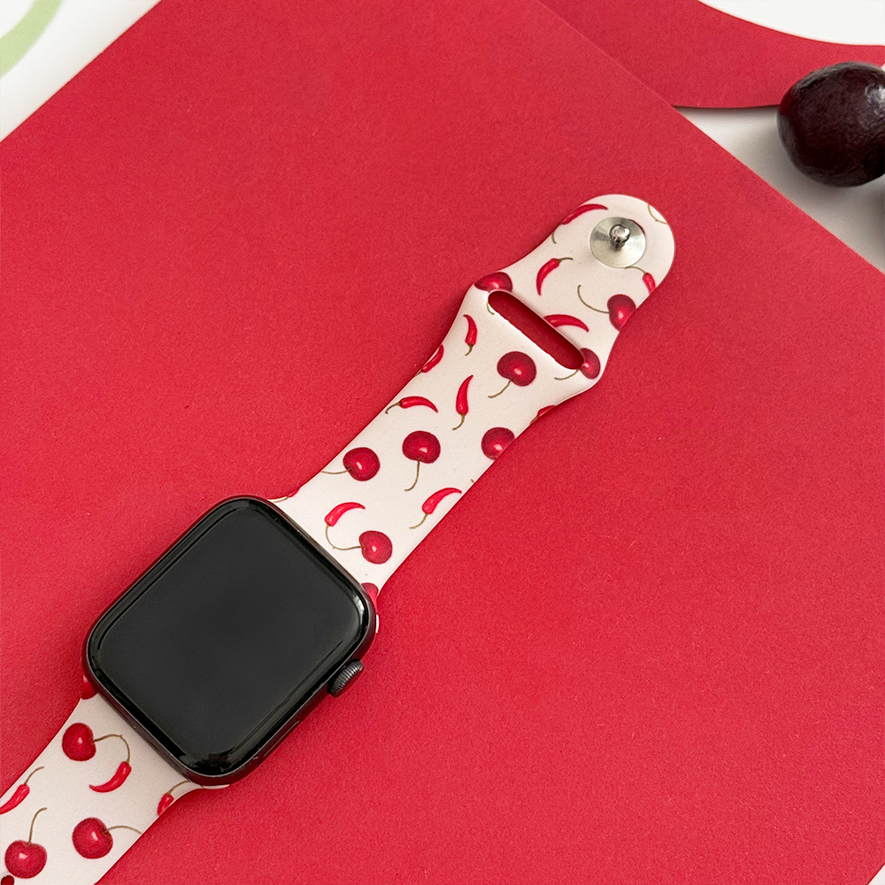 Kiraz Baharatı Apple Watch Kayışı