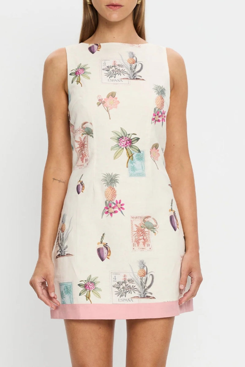 Casual Sleeveless Linen Dress