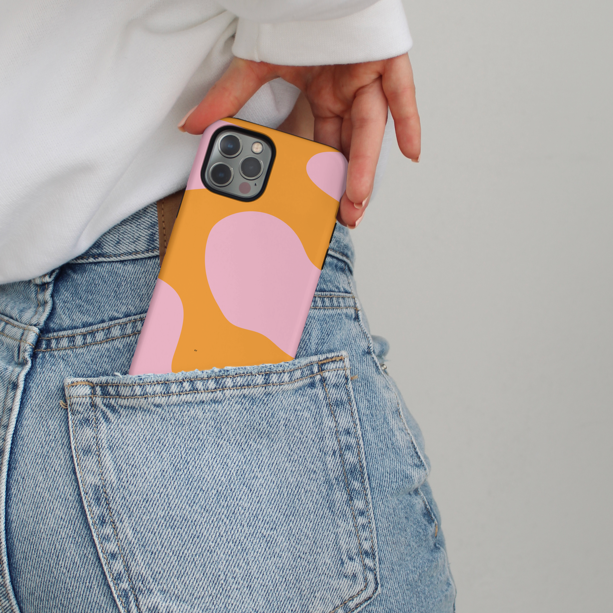 Tough MagSafe® Phone Case - Abstract Pink & Orange