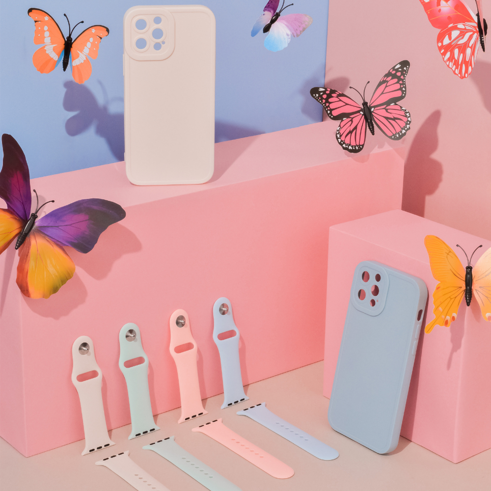 NAKD Apple Watch Kayışı - Açık Mavi