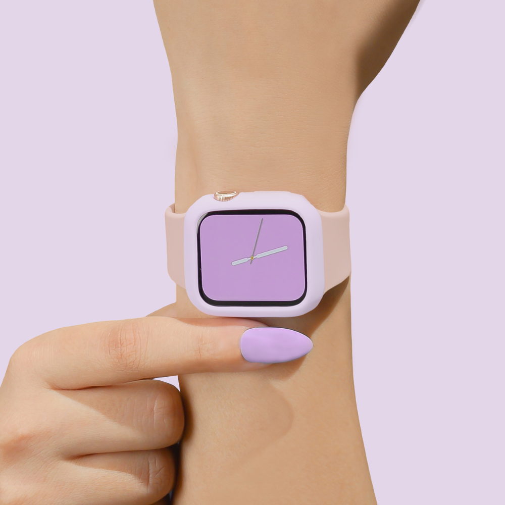Silicone Apple Watch Case - Lilac
