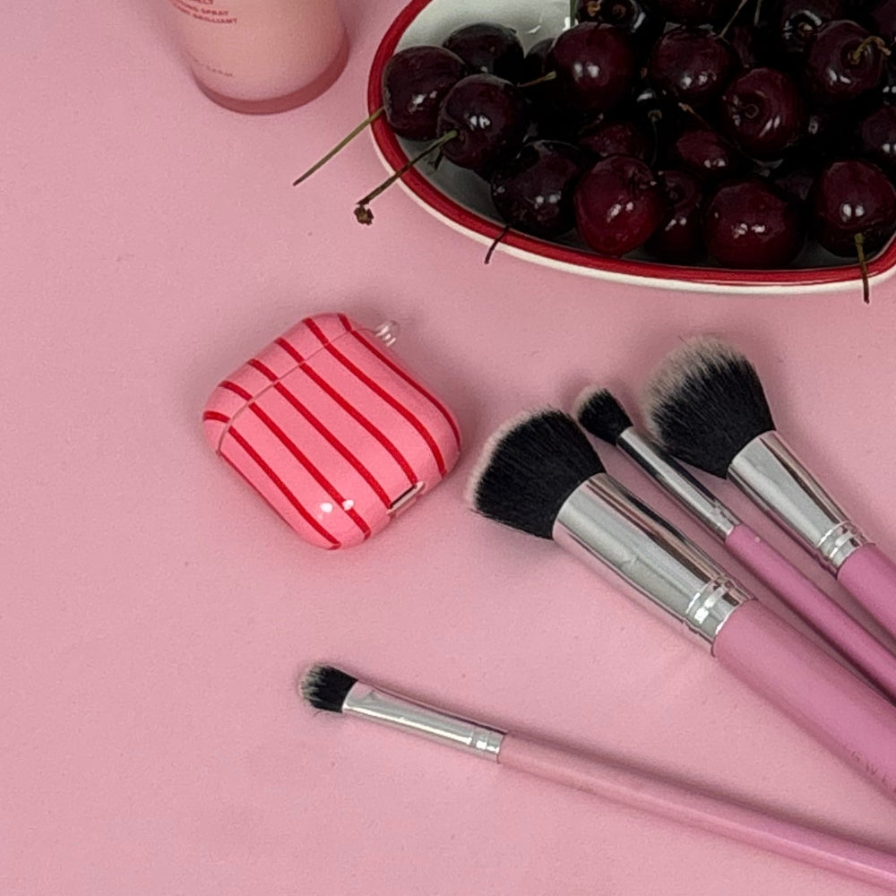 Airpods Case - Cherry Stripes