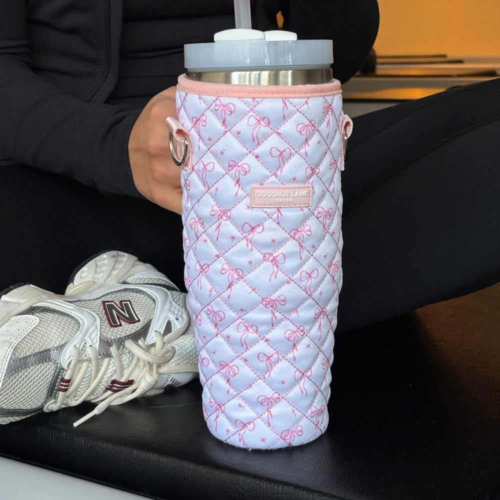 Tumbler Carry Case - Quilted Dainty Bows