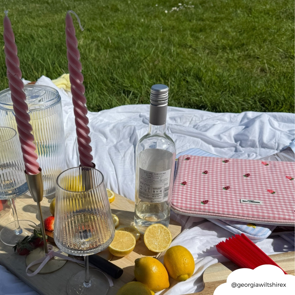 Strawberry Picnic Laptop Sleeve