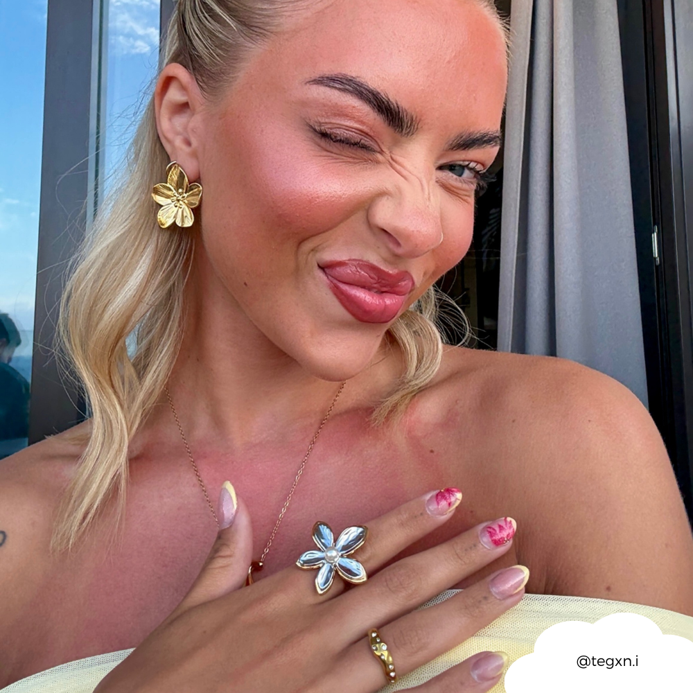 Papatya Dalgası Yüzüğü