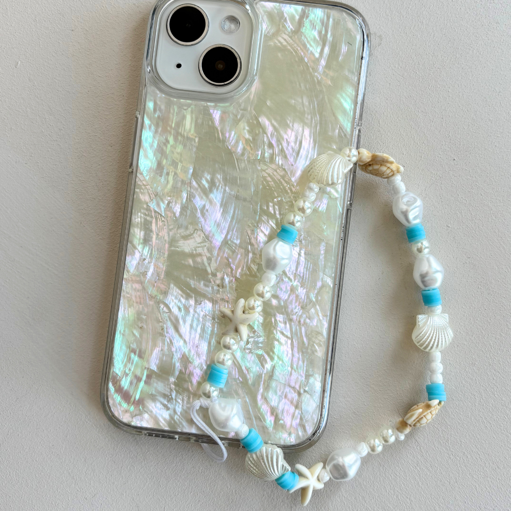 Beaded Phone Strap - Under the Sea