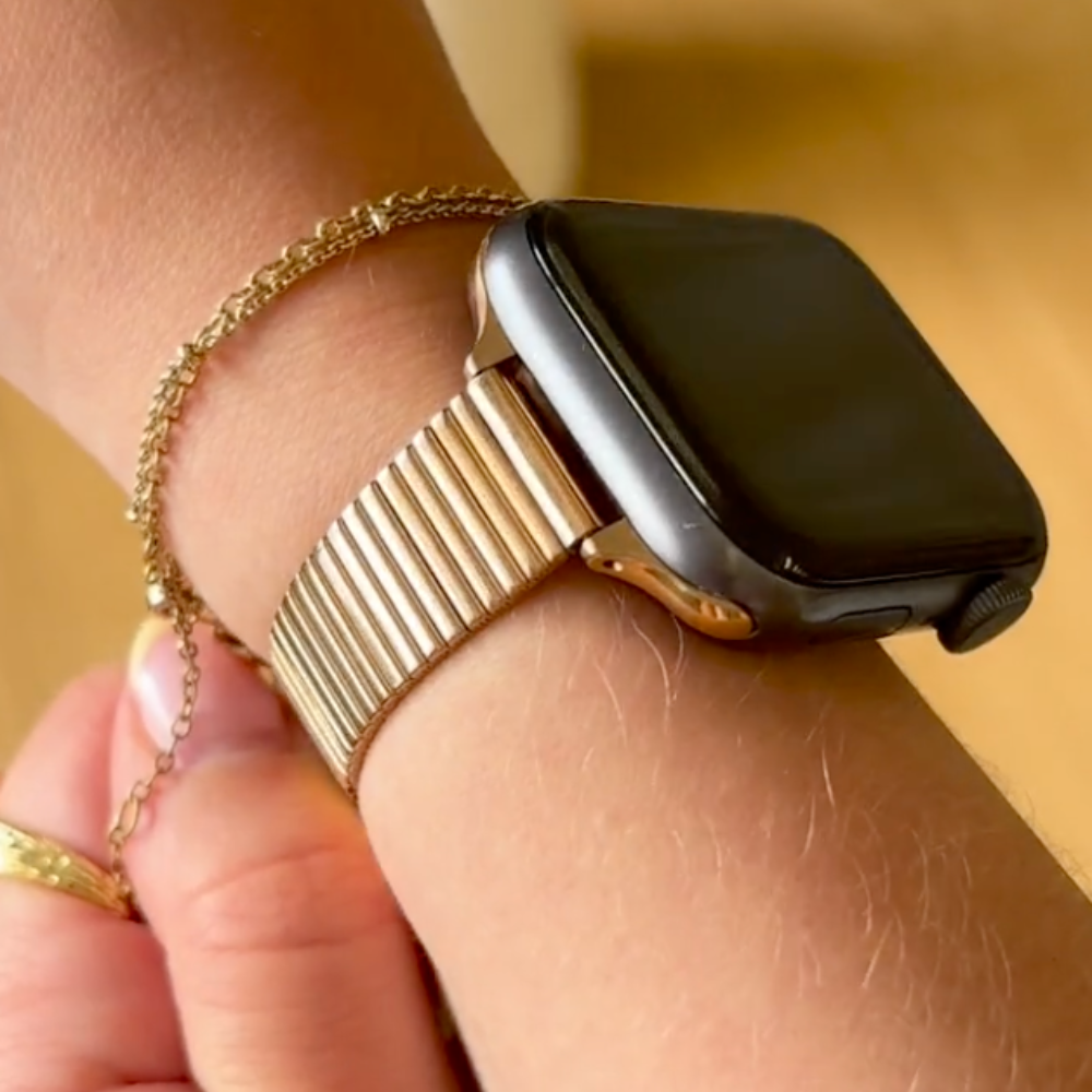 SLIM Fine Line Apple Watch Strap - Rose Gold