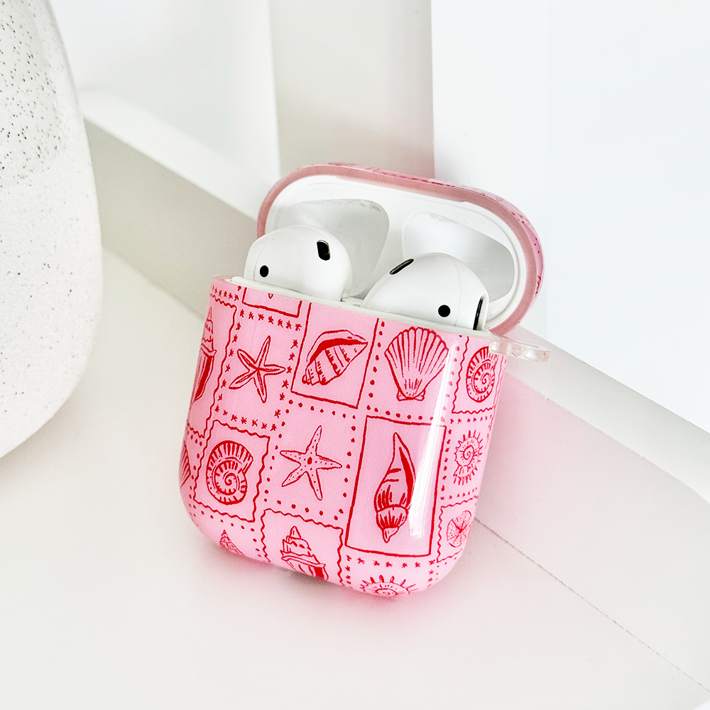 Airpods Case - Seashell Riviera