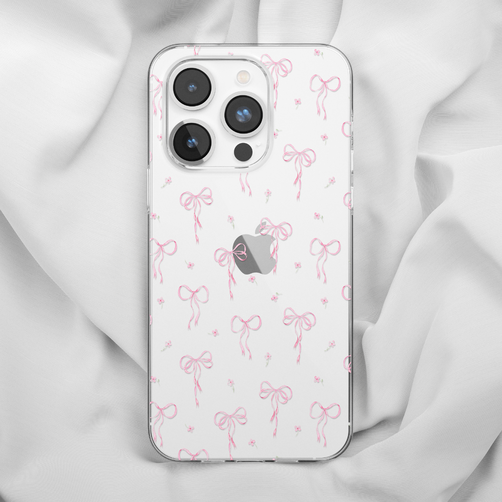 Şeffaf Telefon Kılıfı - Zarif Fiyonklar