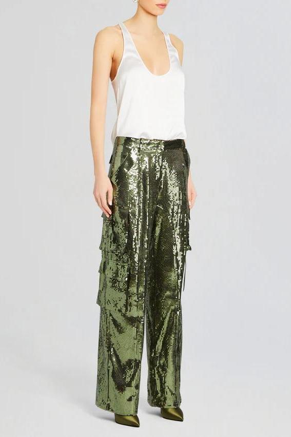André Cargo Sequin Pant