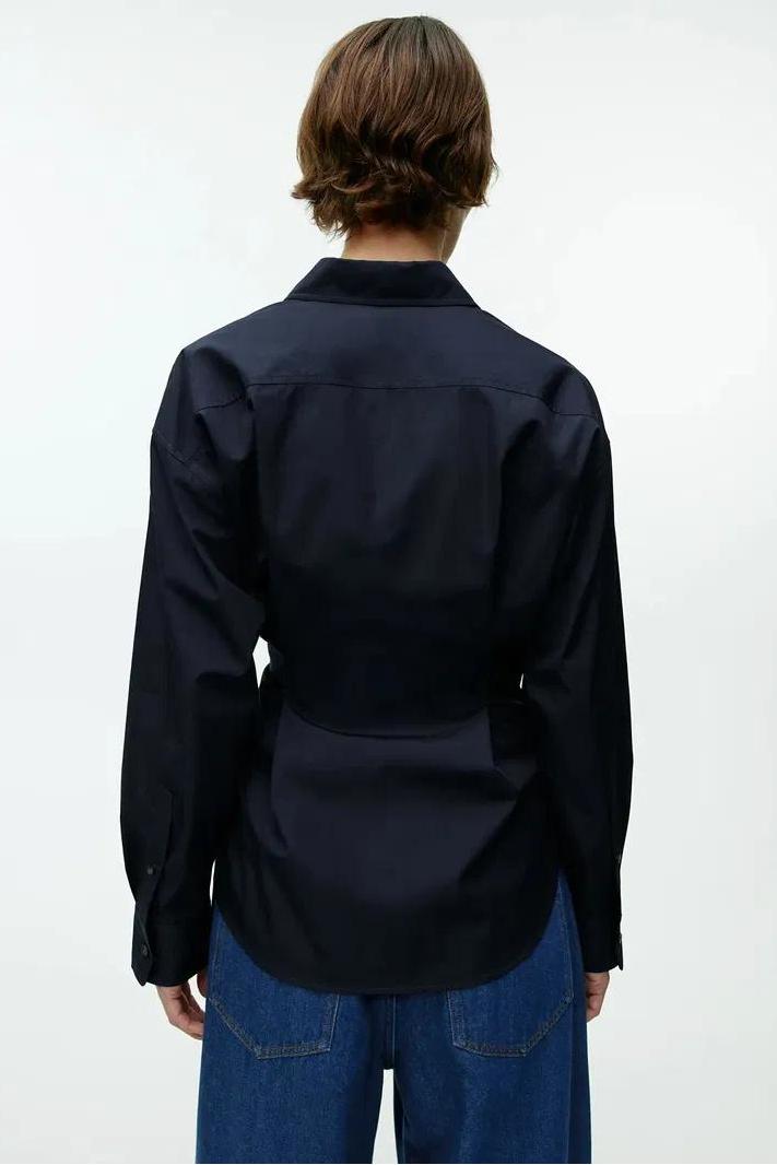 Asymmetric Wrap Shirt
